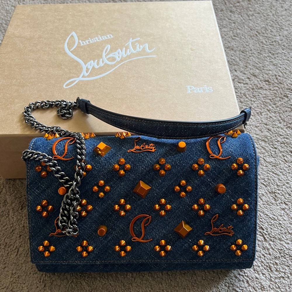Denim Christian Louboutin bag
